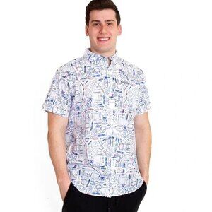 NWT COLUMBIA Rapid Rivers Printed Men's Shirt Small